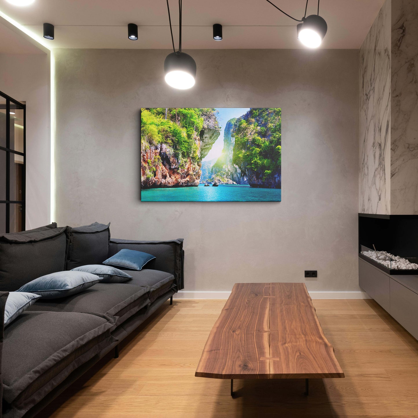 Thailand Pattaya Beach canvas wall painting