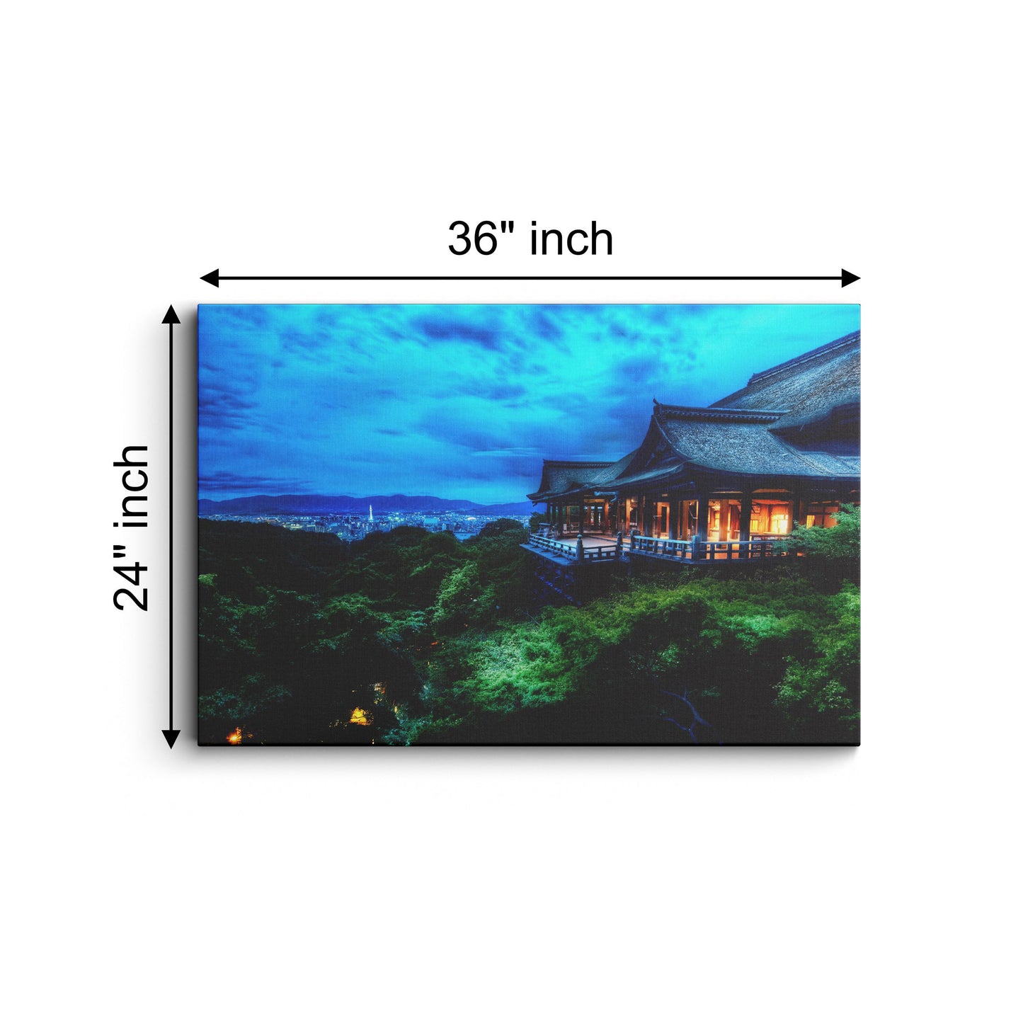 Buddhist Temple canvas wall painting
