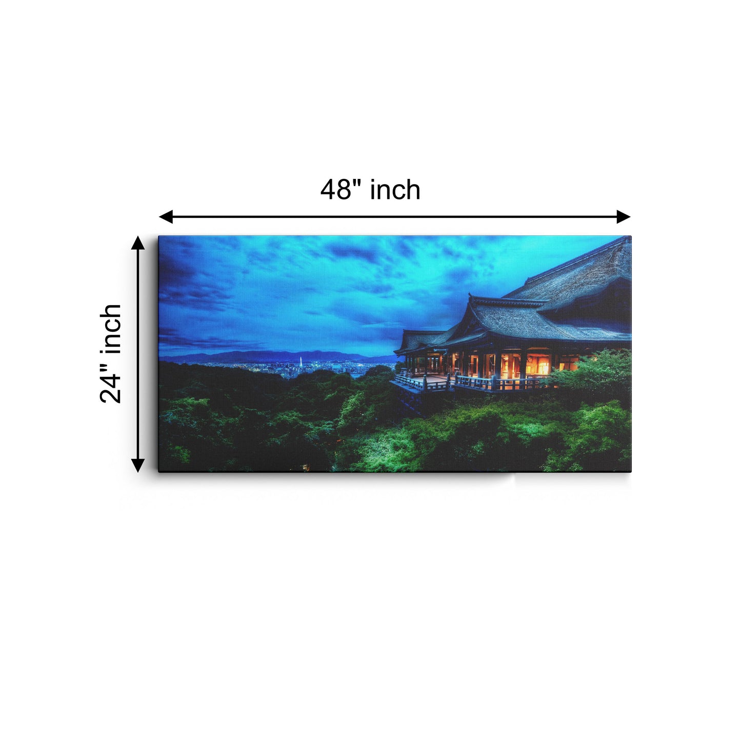 Buddhist Temple canvas wall painting