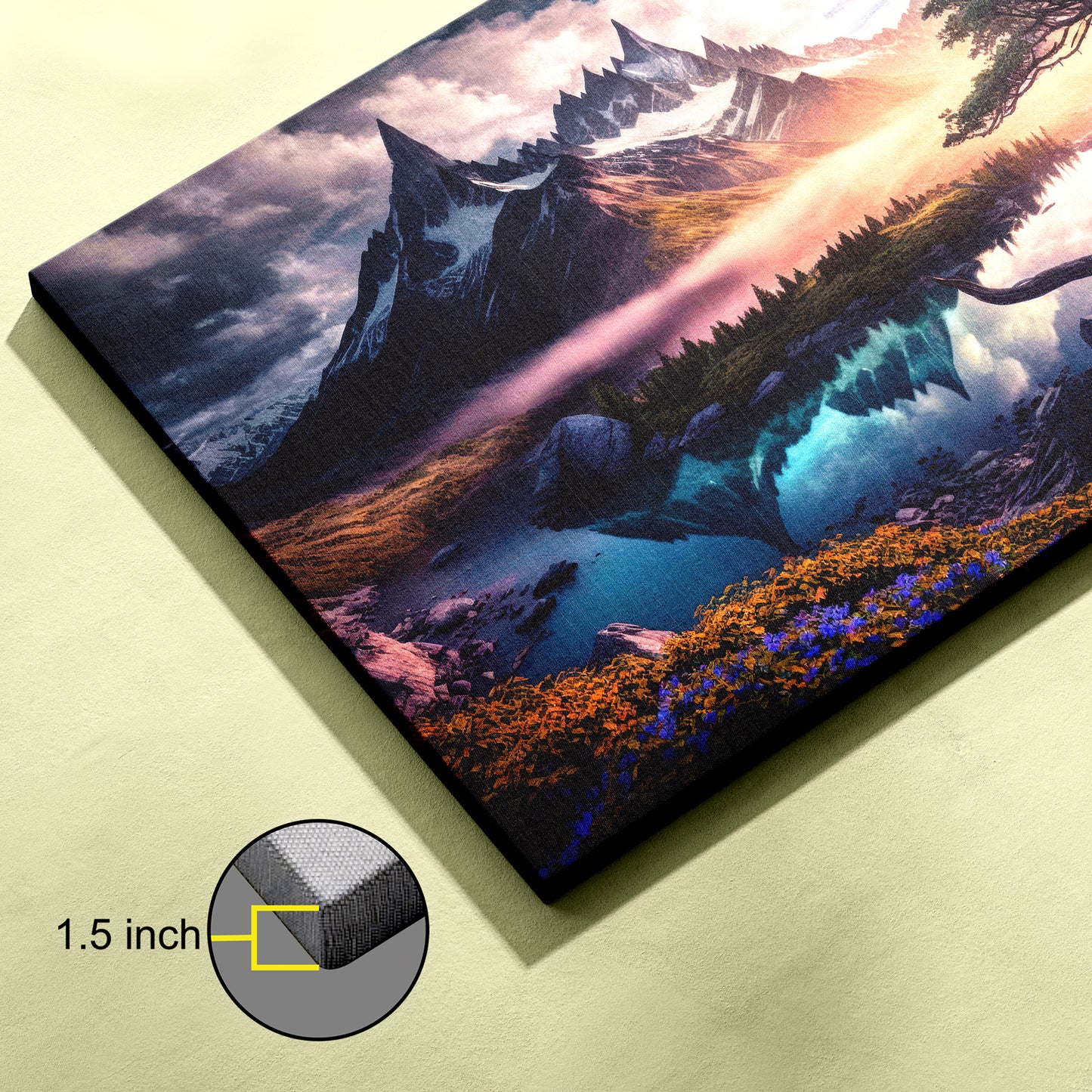 Haven on Earth canvas wall painting