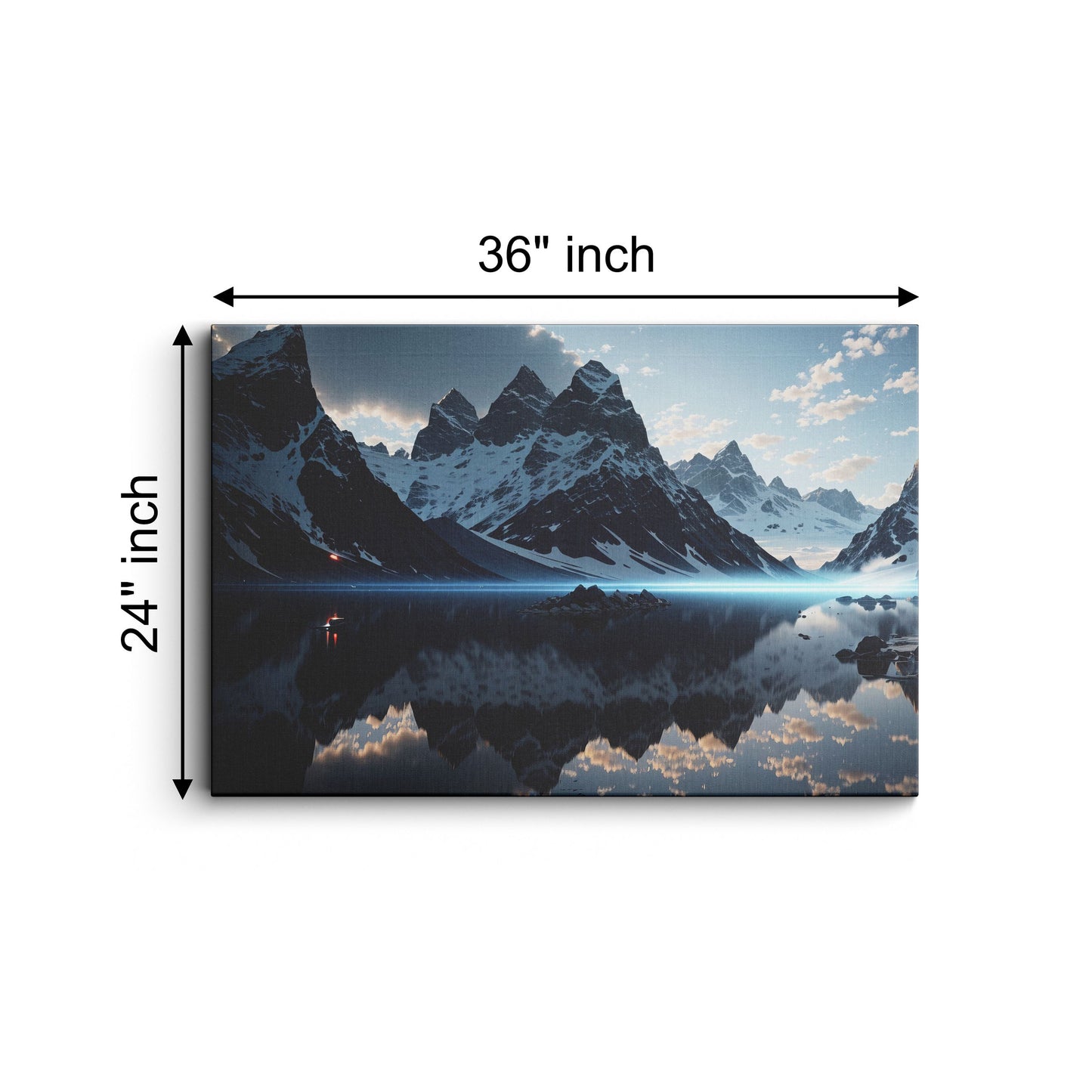 Mountains canvas wall painting