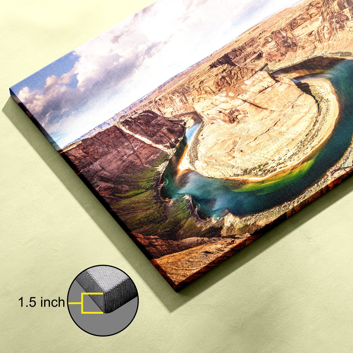 Trademark Fine Art Horseshoe Bend canvas wall painting
