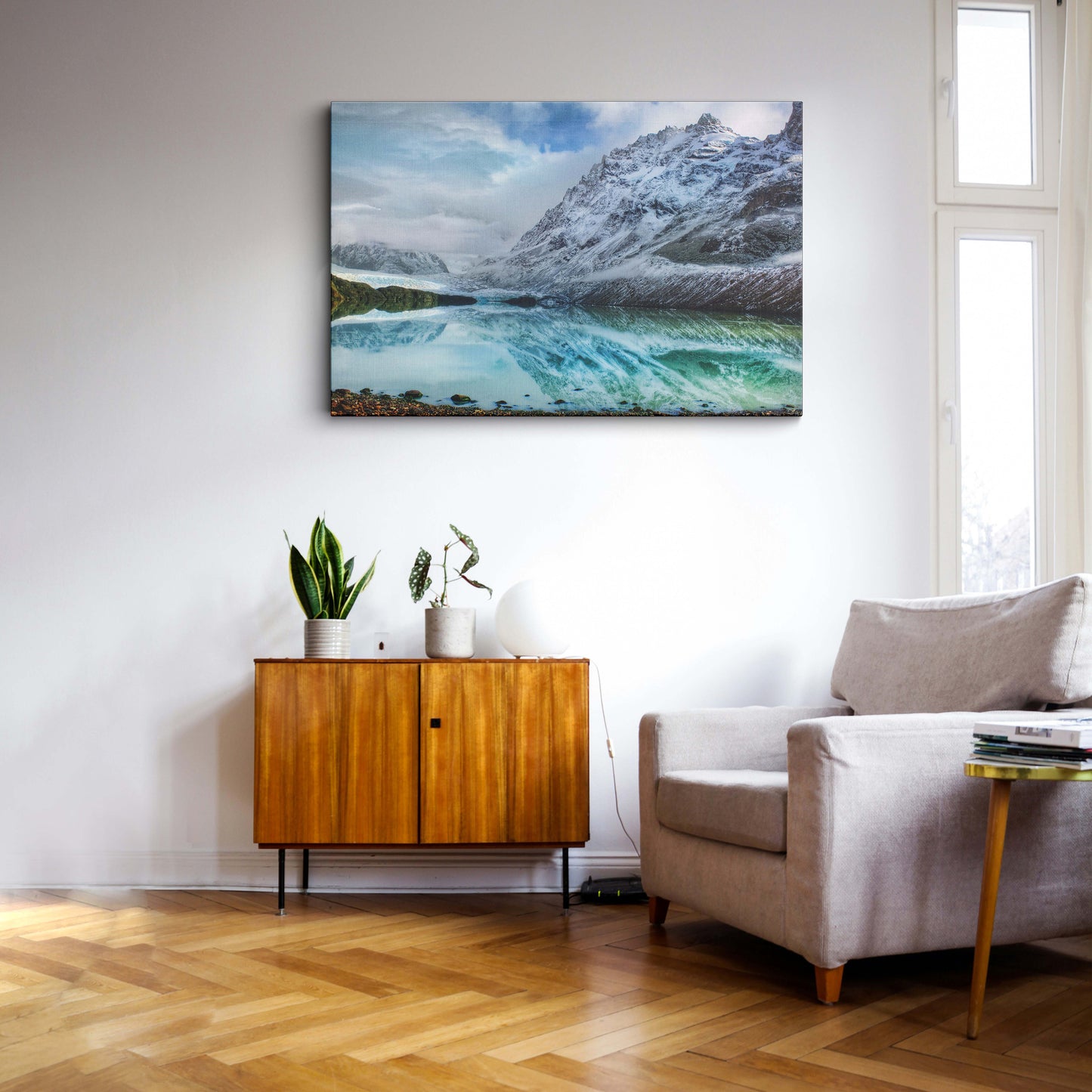 Mountain Fog Andes Argentina Nature Andes Mountains canvas wall painting