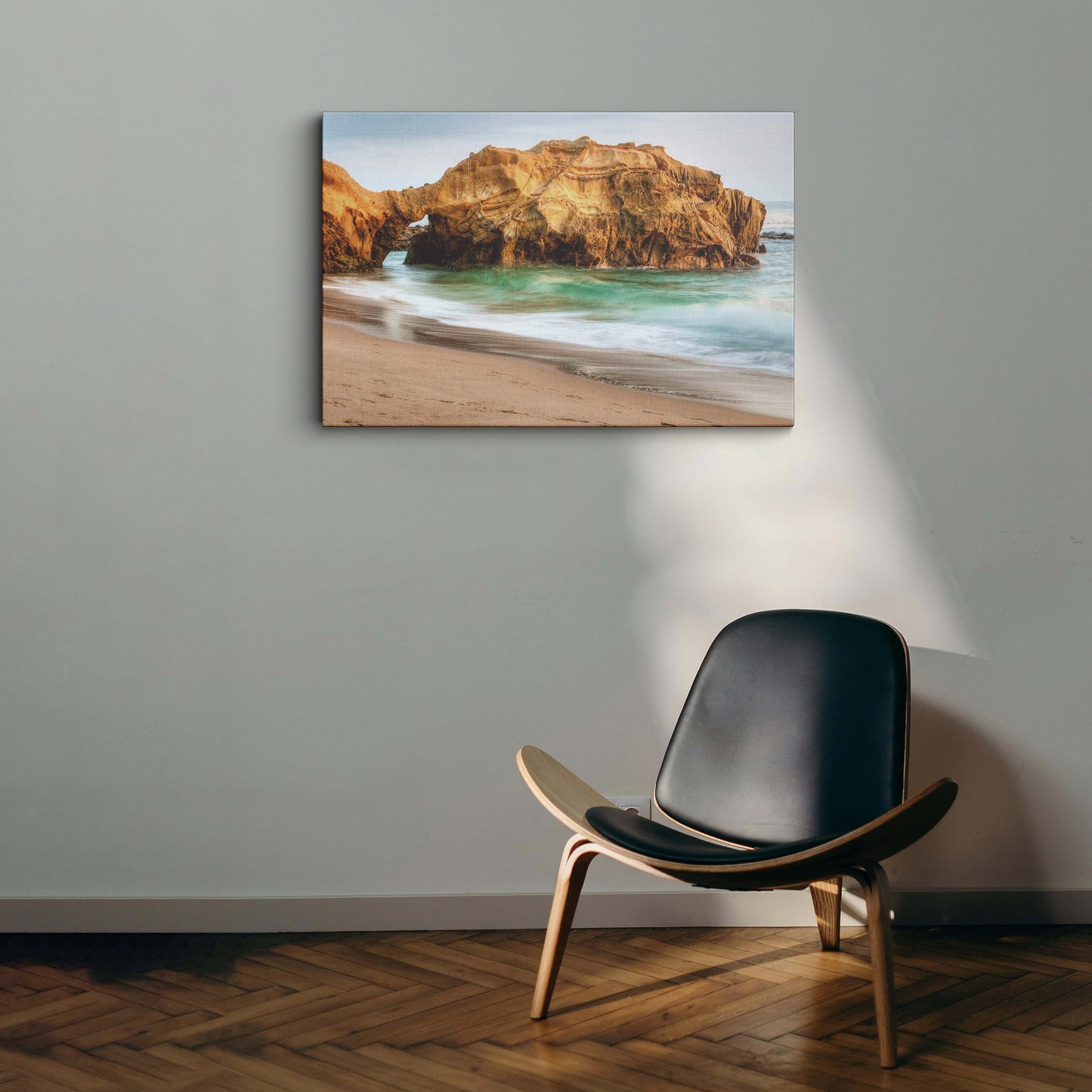 California Ocean Beach canvas wall painting