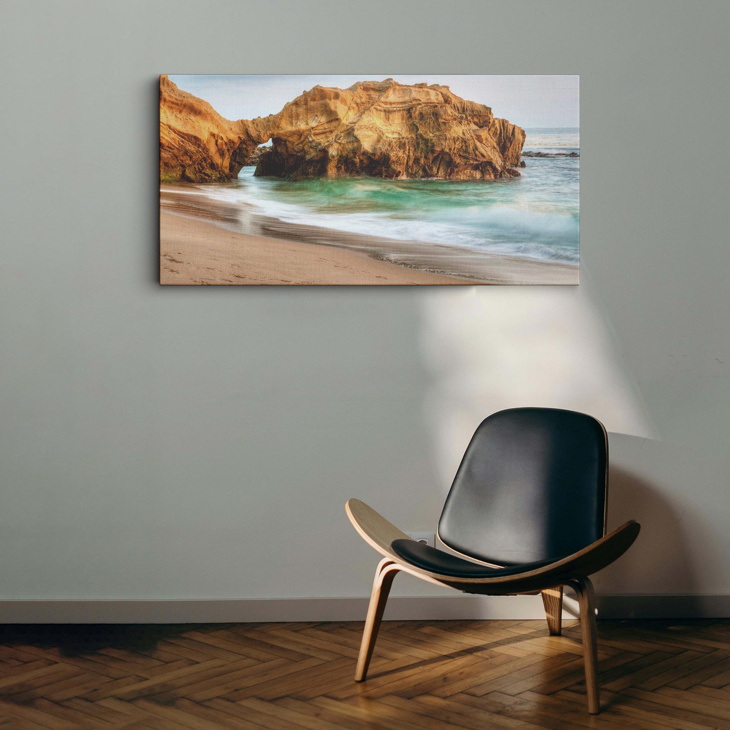 California Ocean Beach canvas wall painting