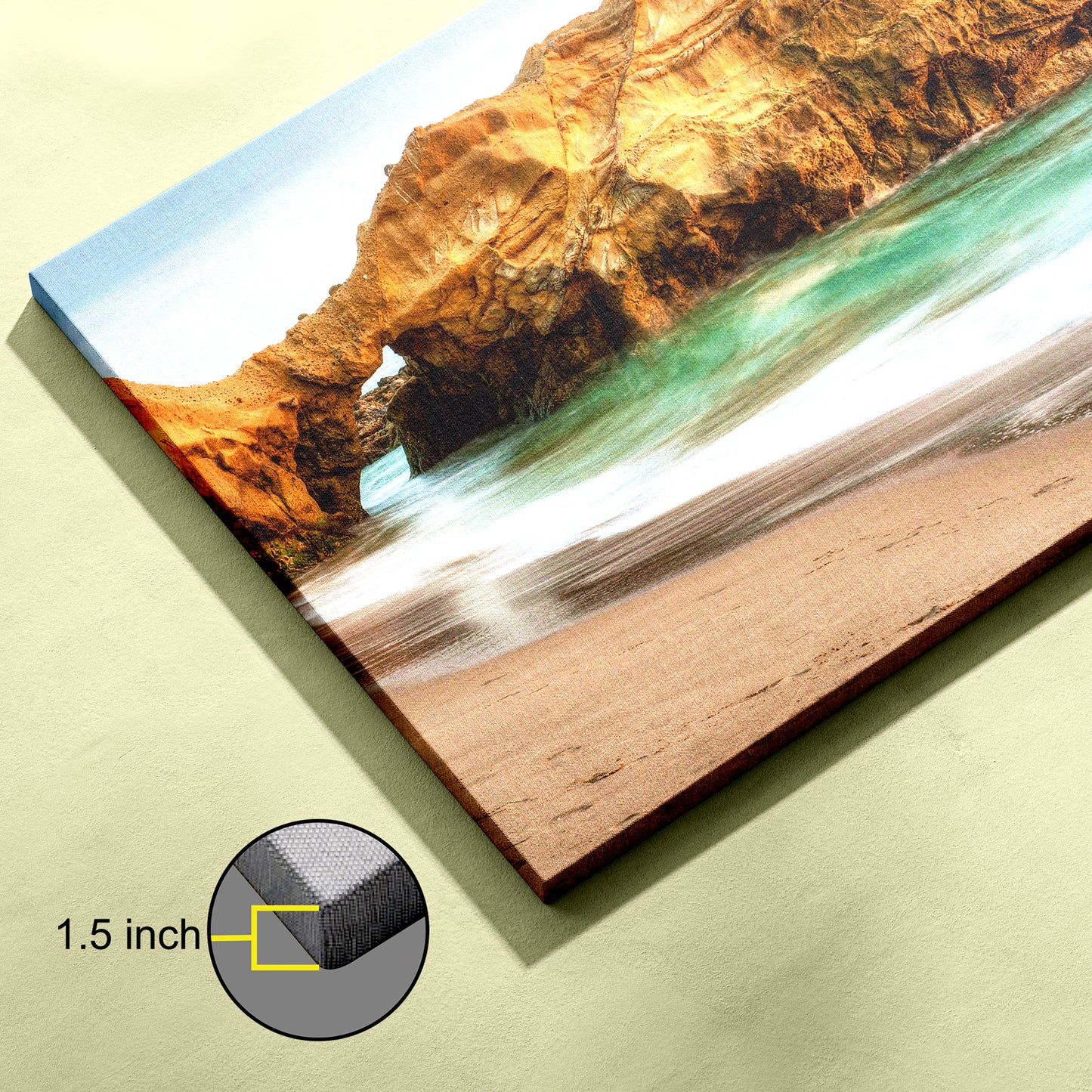 California Ocean Beach canvas wall painting