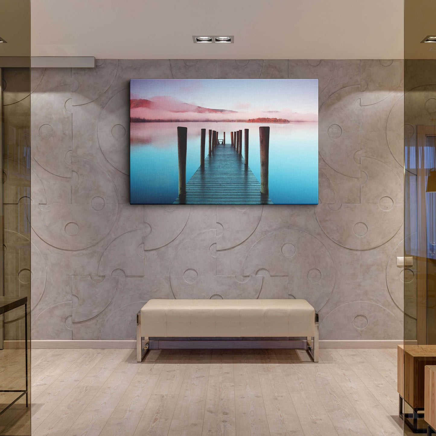 Sea of the mist canvas wall painting