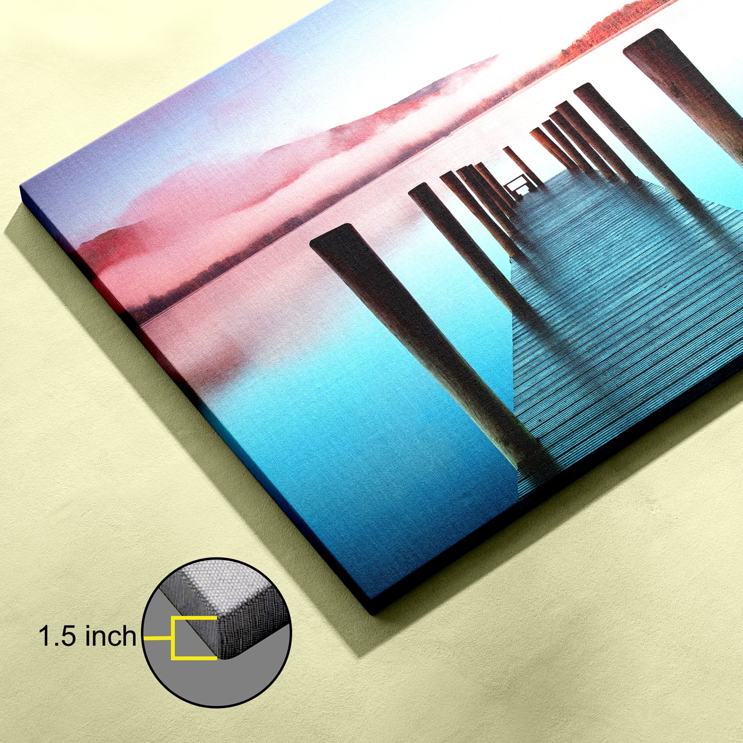 Sea of the mist canvas wall painting