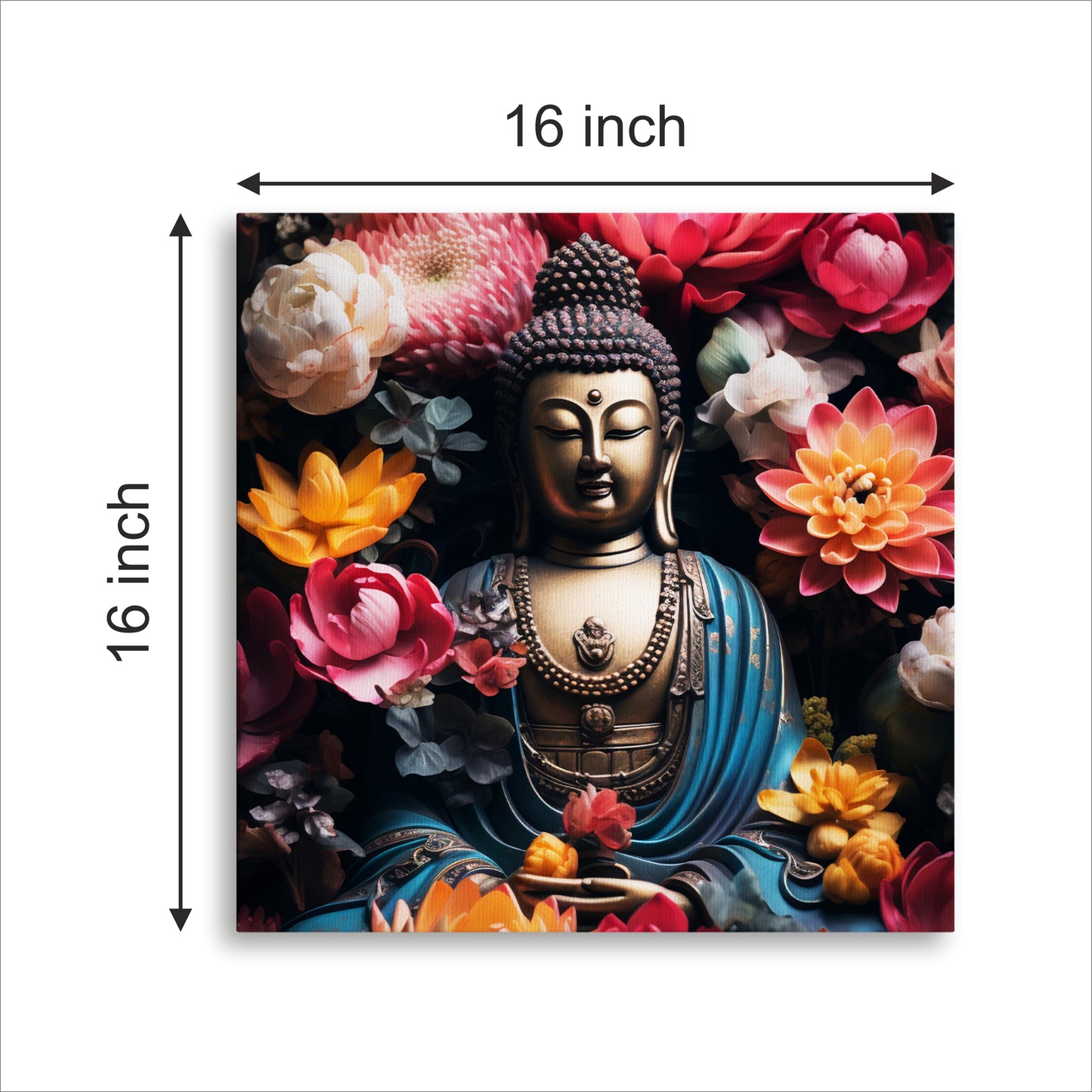 Lord Buddha Religious Wall Painting