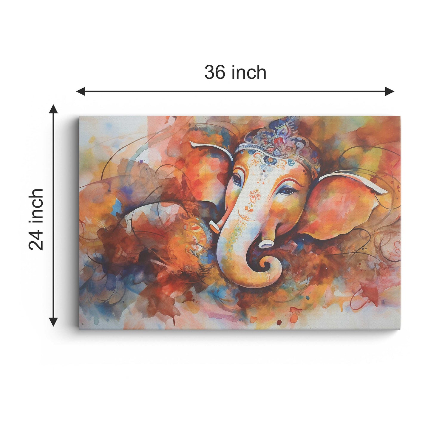 Lord Ganesh Canvas wall painting