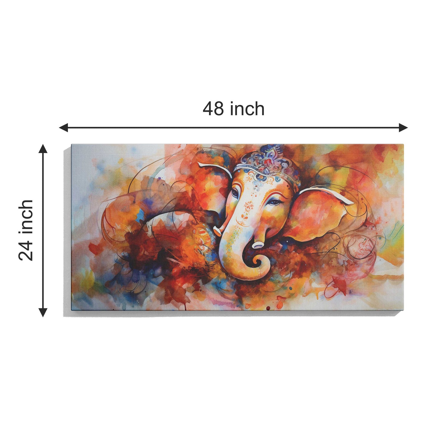 Lord Ganesh Canvas wall painting