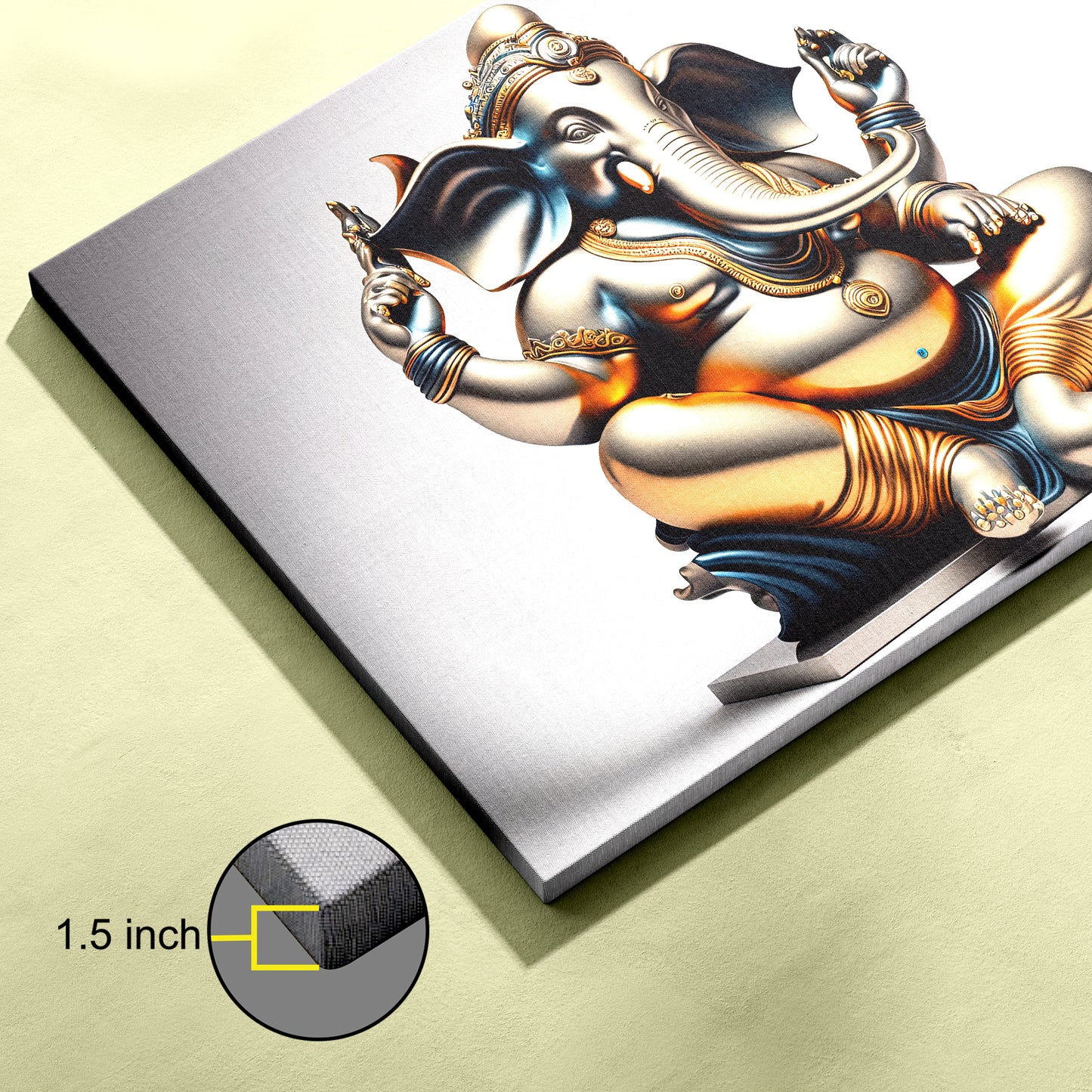 Lord Ganesh Canvas wall painting