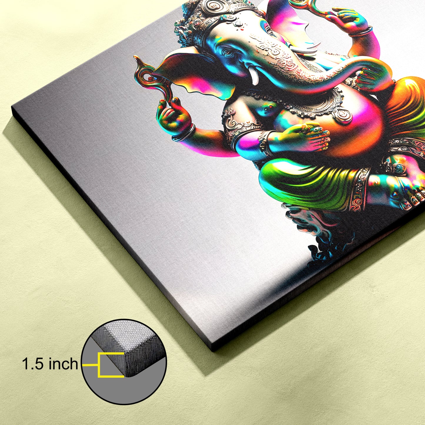 Lord Ganesh Canvas wall painting