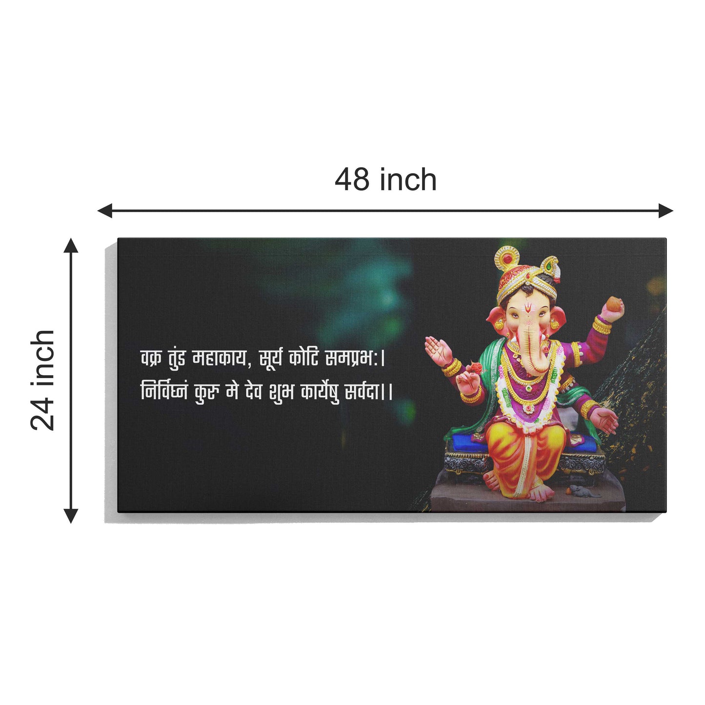 Lord Ganesh Canvas wall painting