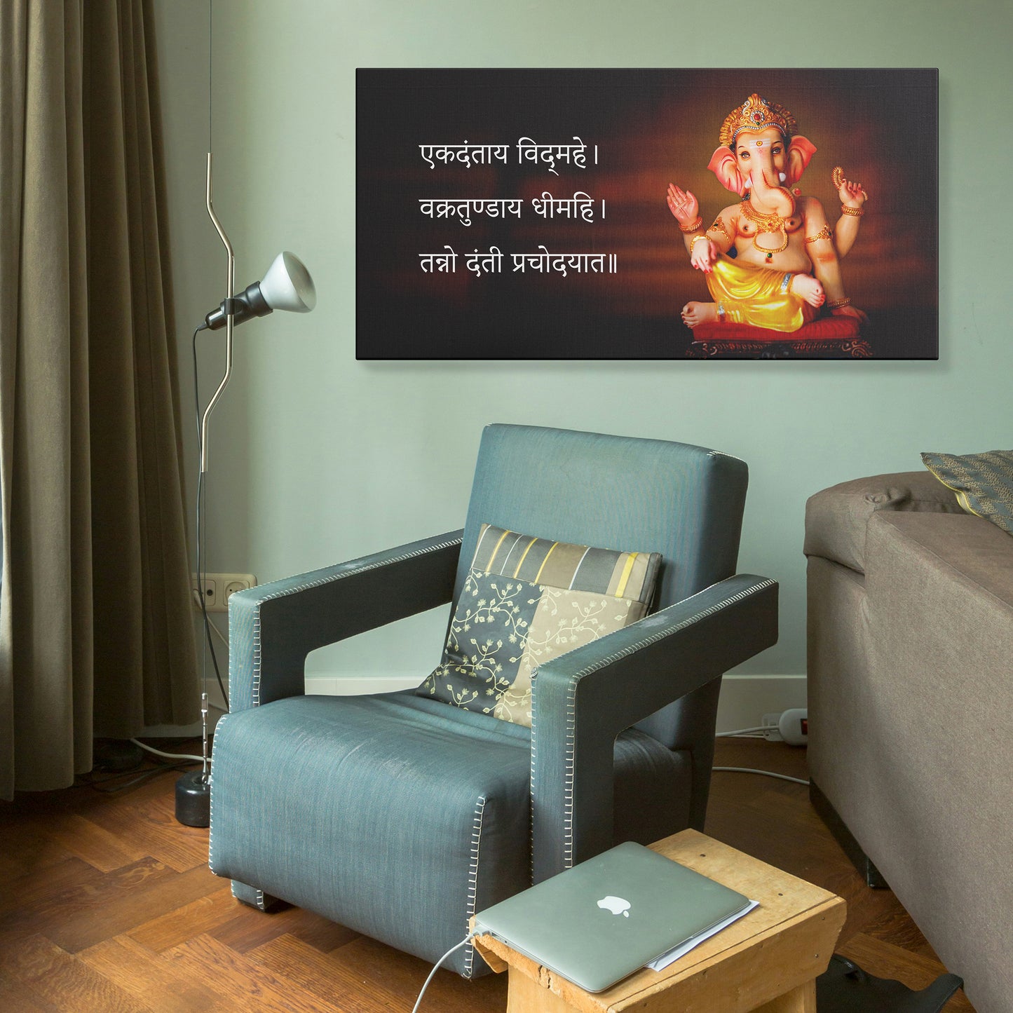 Lord Ganesh Canvas wall painting