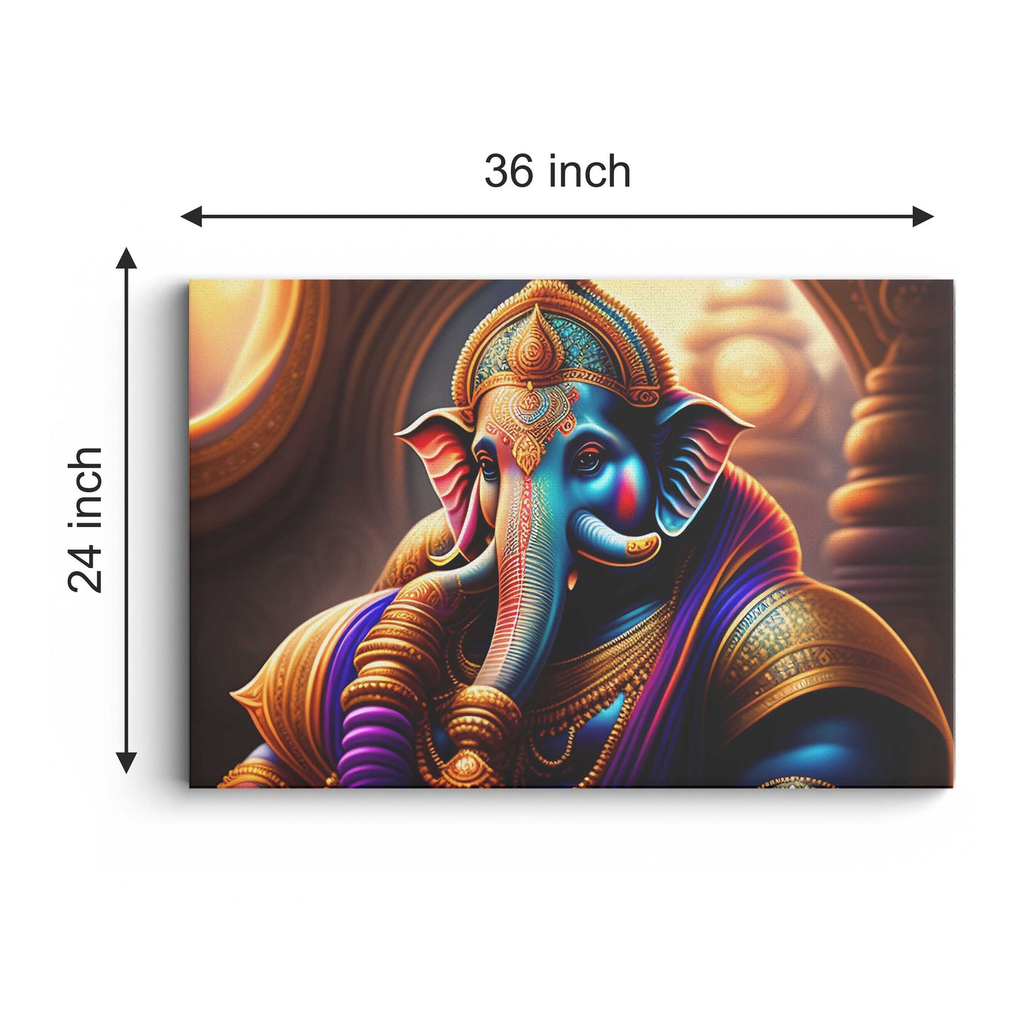 Lord Ganesh Canvas wall painting