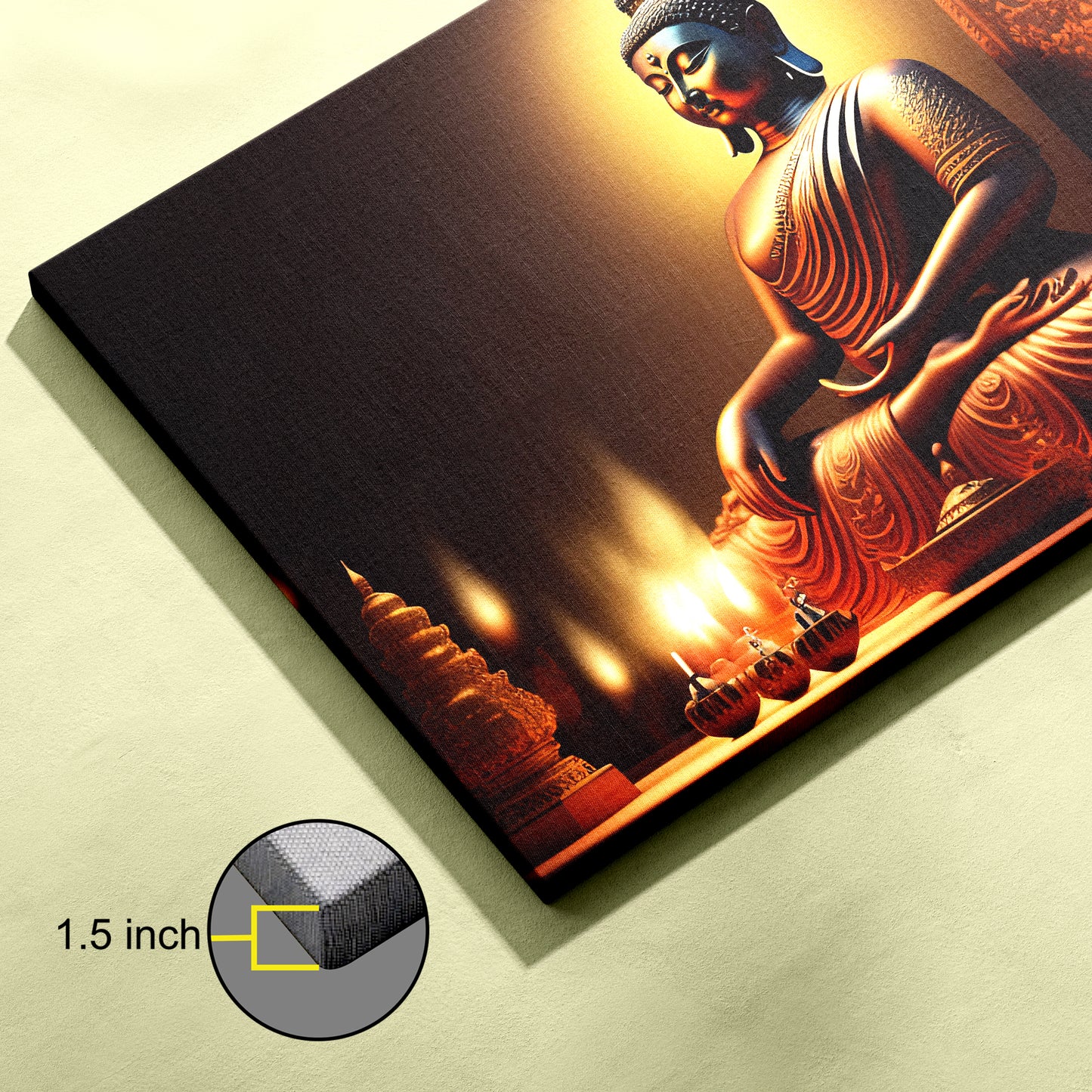 Lord Buddha Canvas wall painting