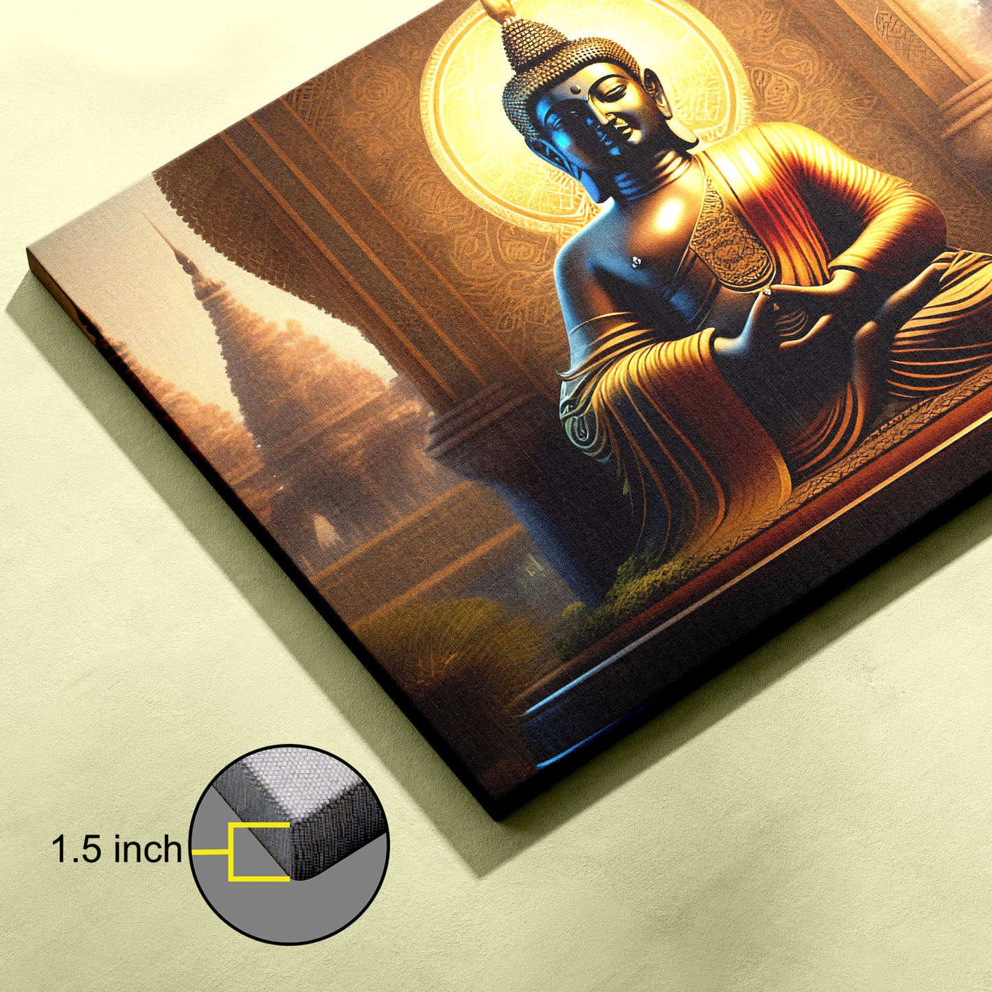 Lord Buddha Canvas wall painting