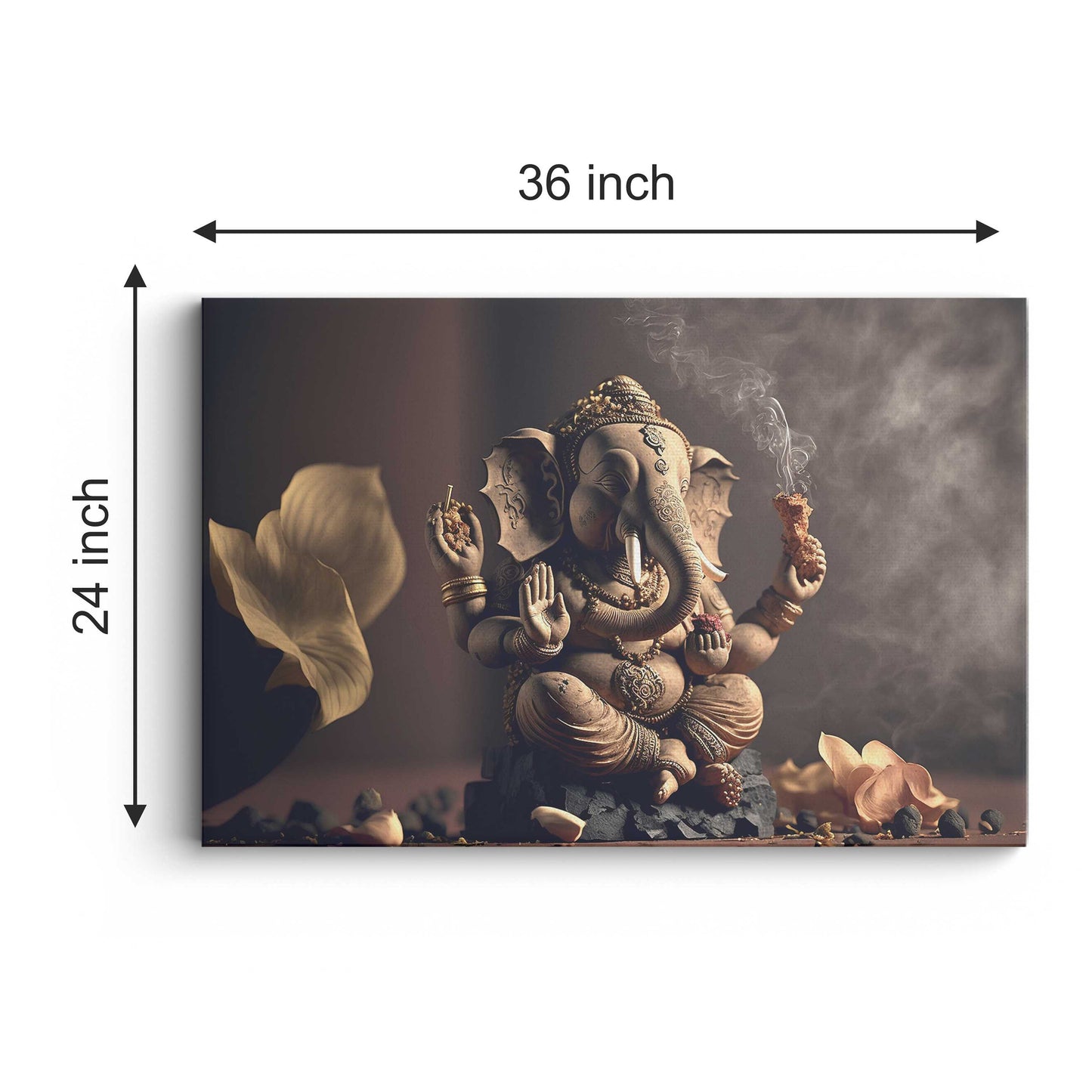 Lord Ganesh ji Canvas wall painting