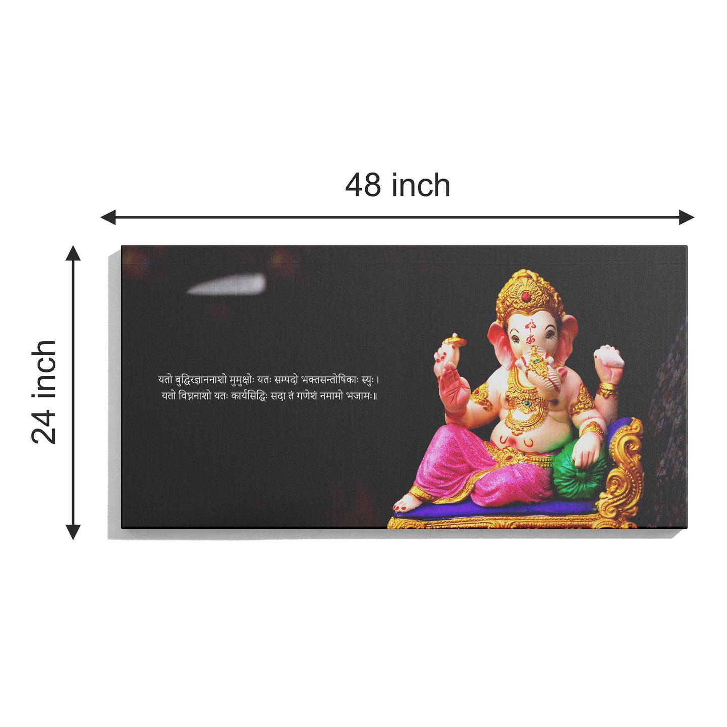 Lord Ganesh Canvas wall painting