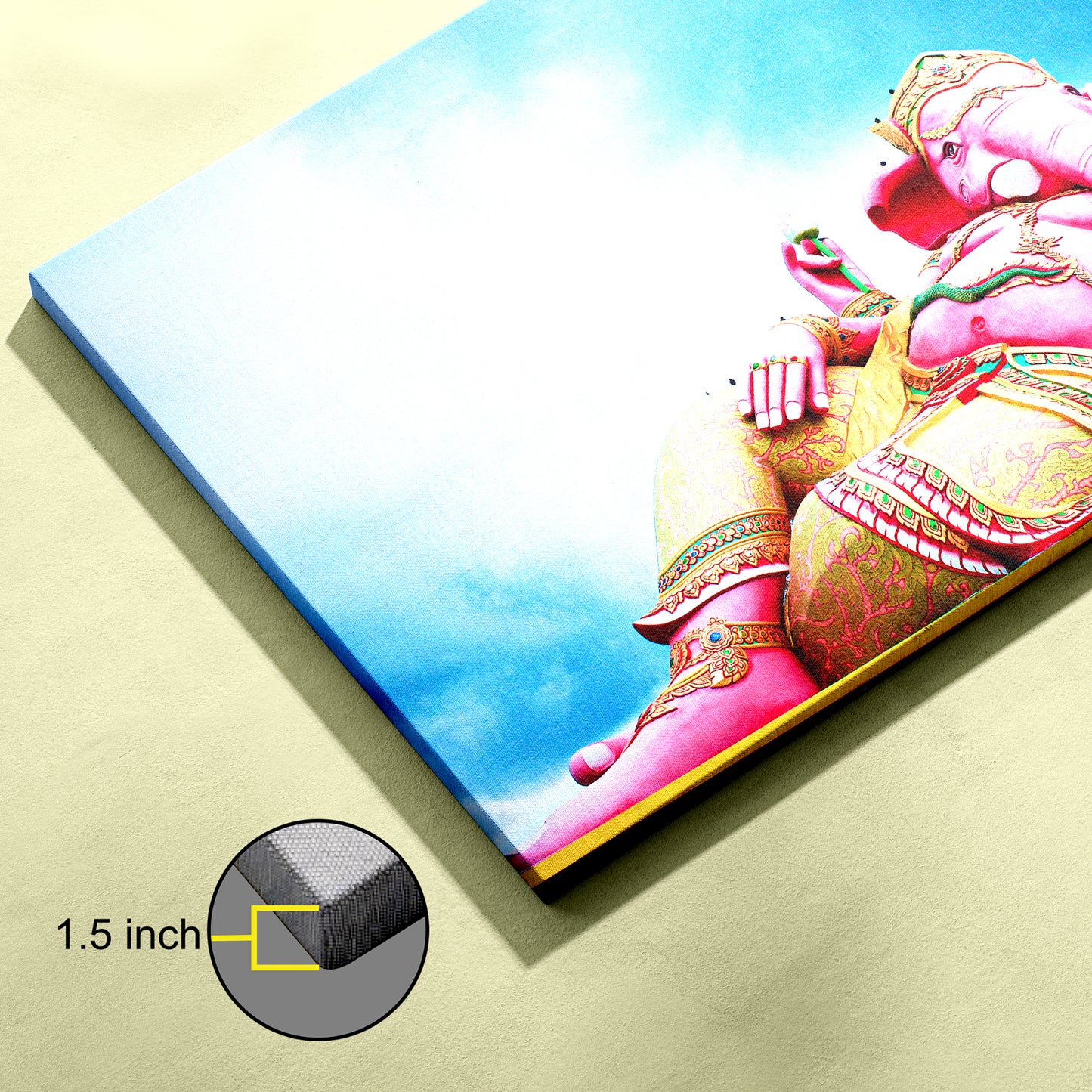 Lord Ganesh Canvas wall painting