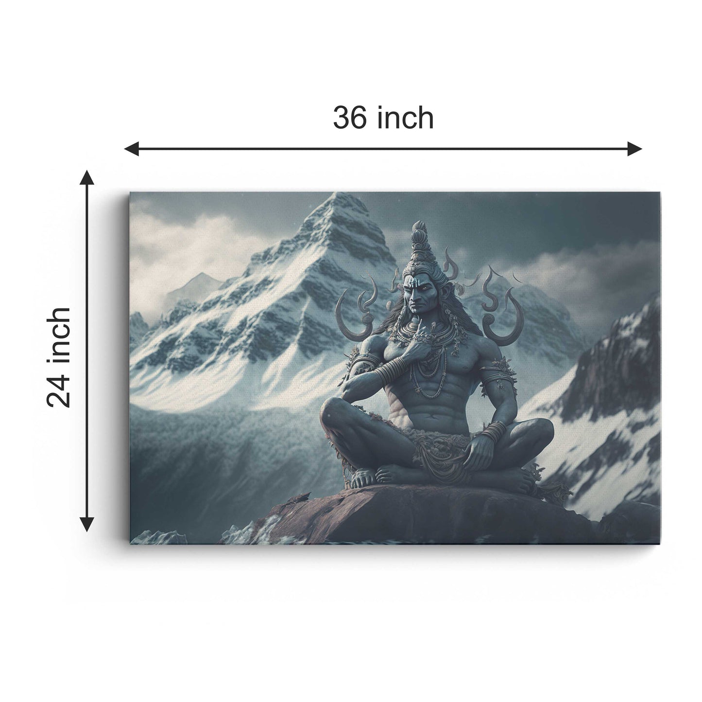 Lord shiv Canvas wall painting