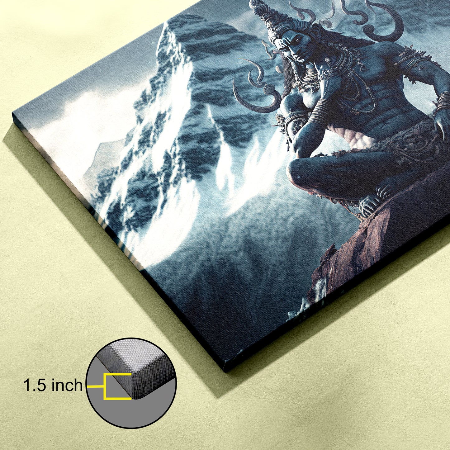 Lord shiv Canvas wall painting