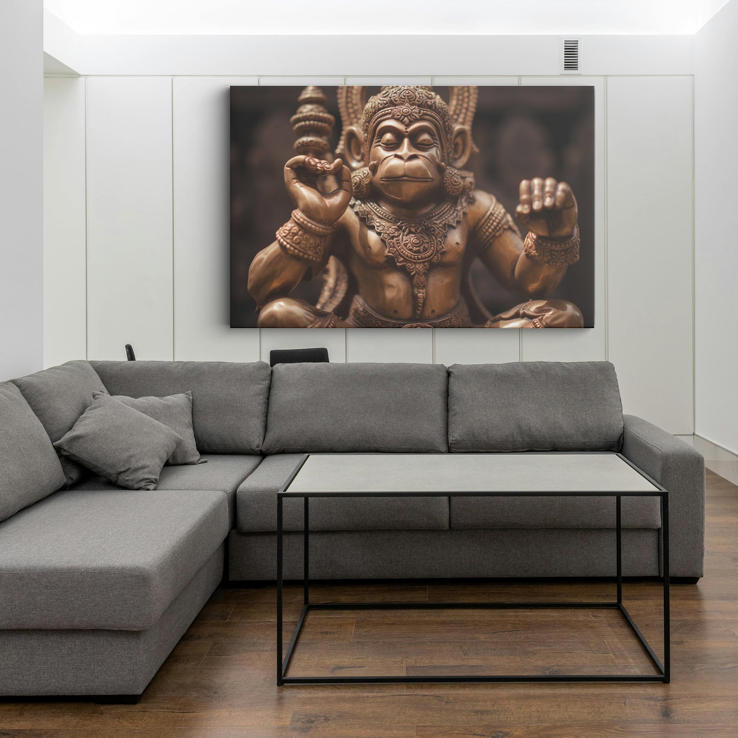 Lord Hanuman Canvas wall painting