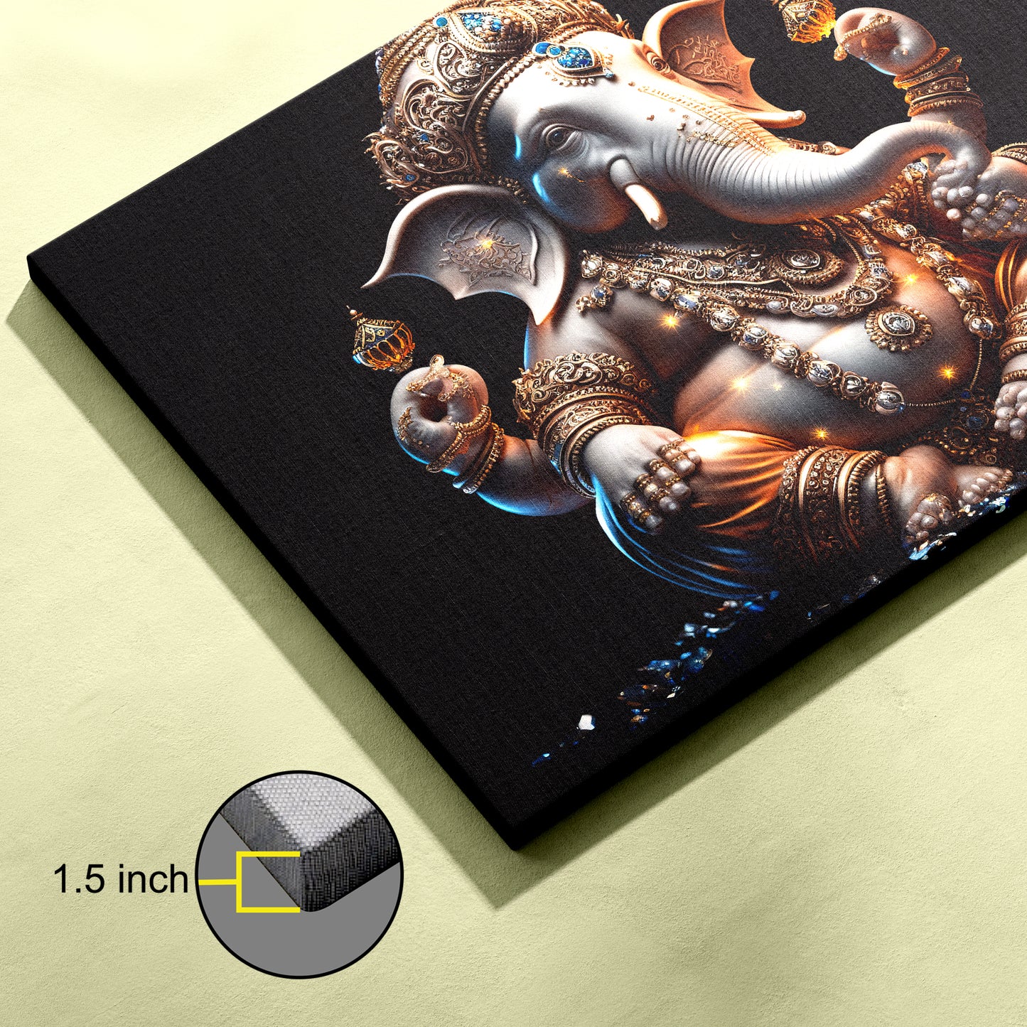 Lord Ganesh Canvas wall painting