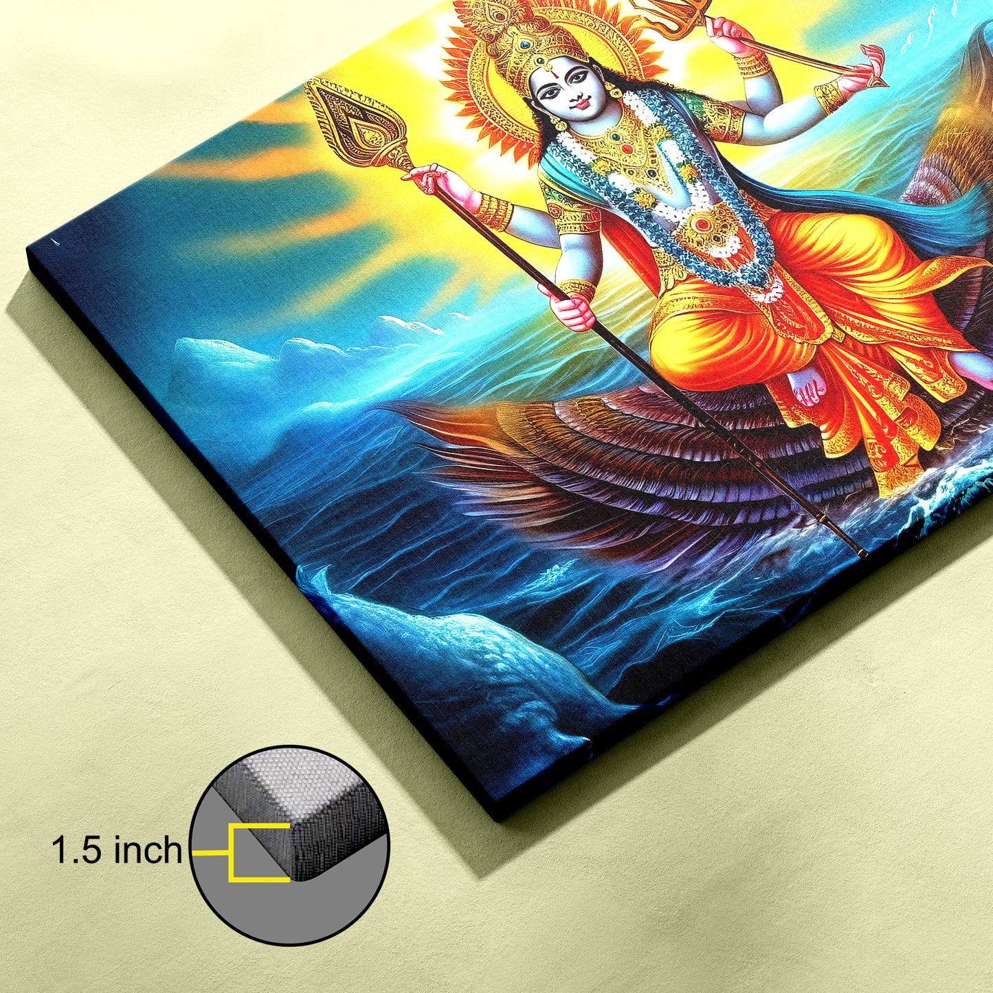 Lord Vishnu Canvas wall painting
