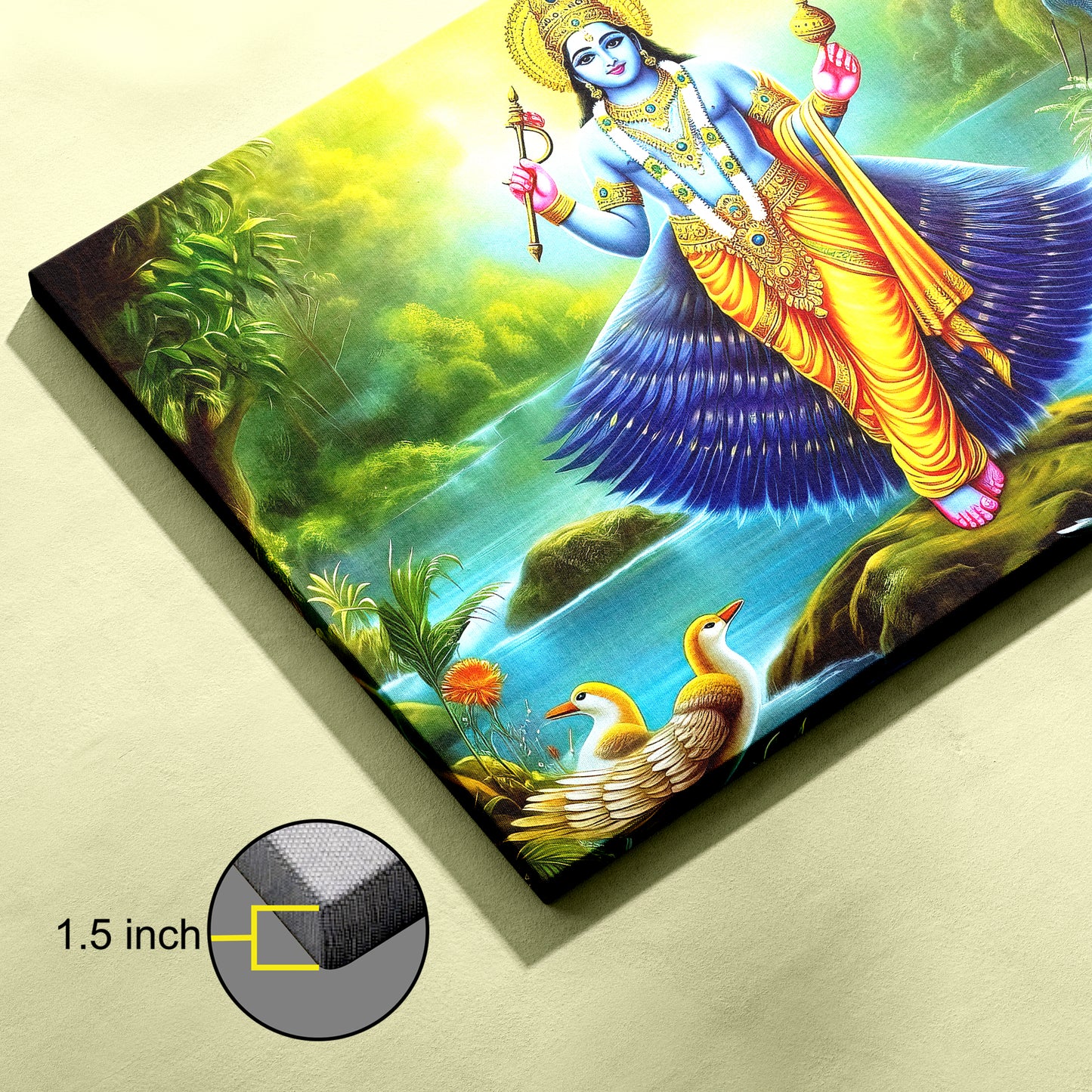 Lord Vishnu Canvas wall painting