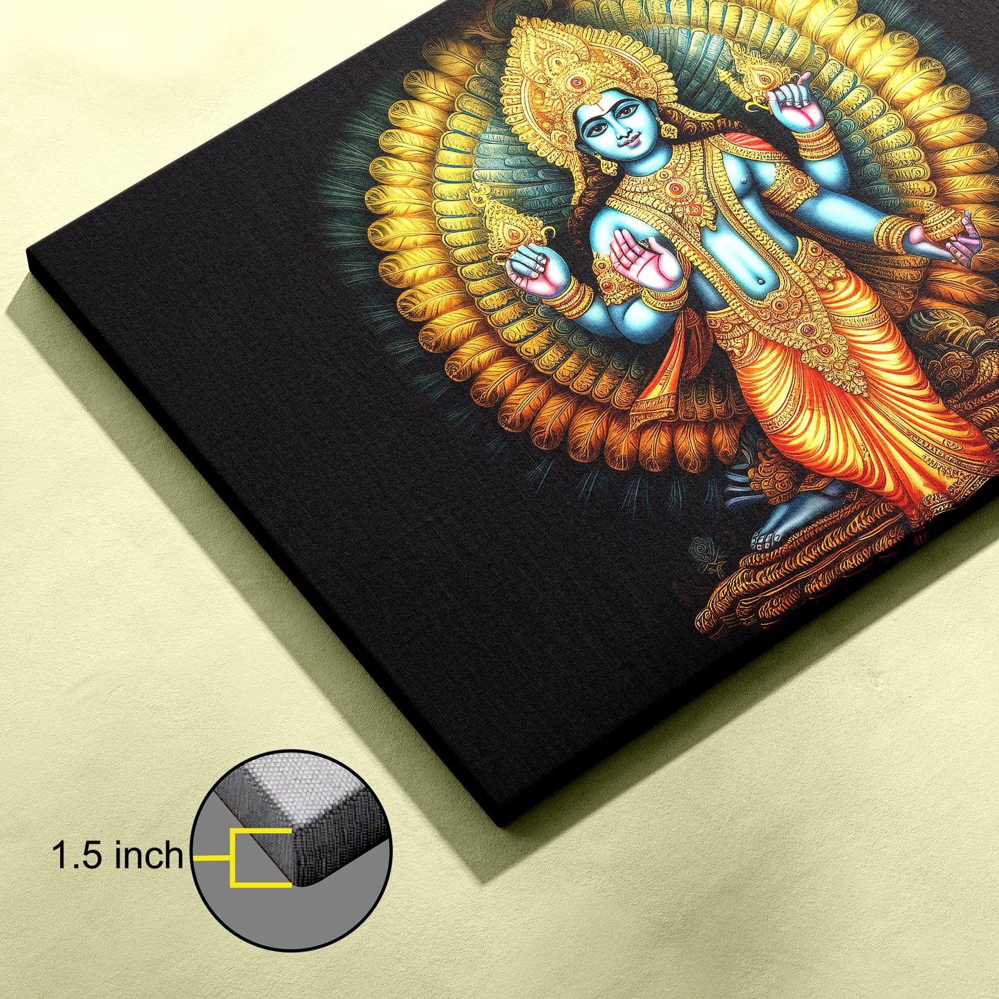 Lord Vishnu Canvas wall painting