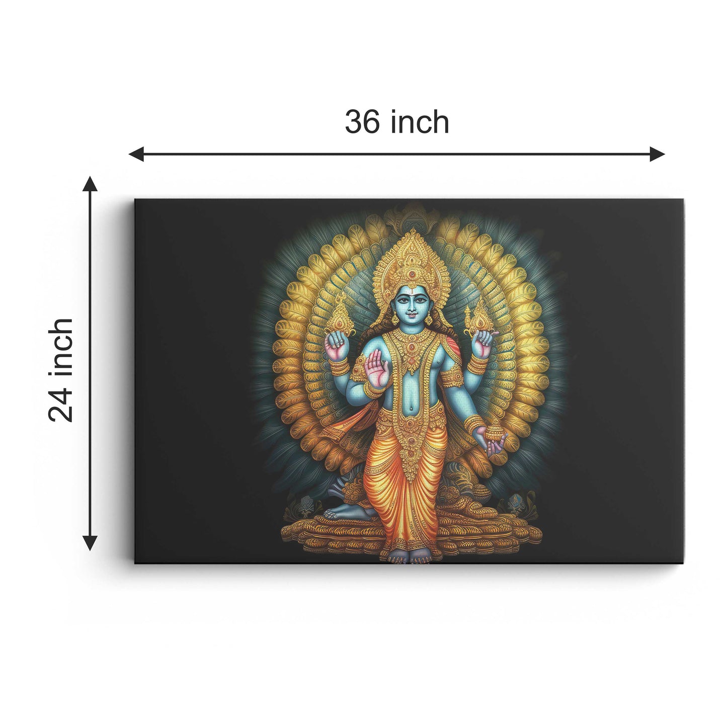 Lord Vishnu Canvas wall painting
