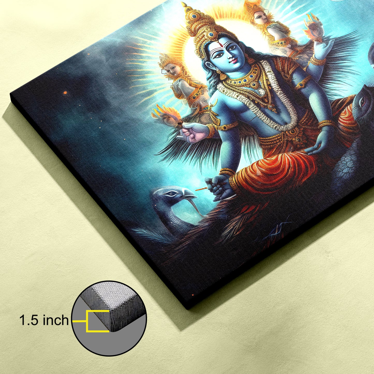 Lord Vishnu Canvas wall painting