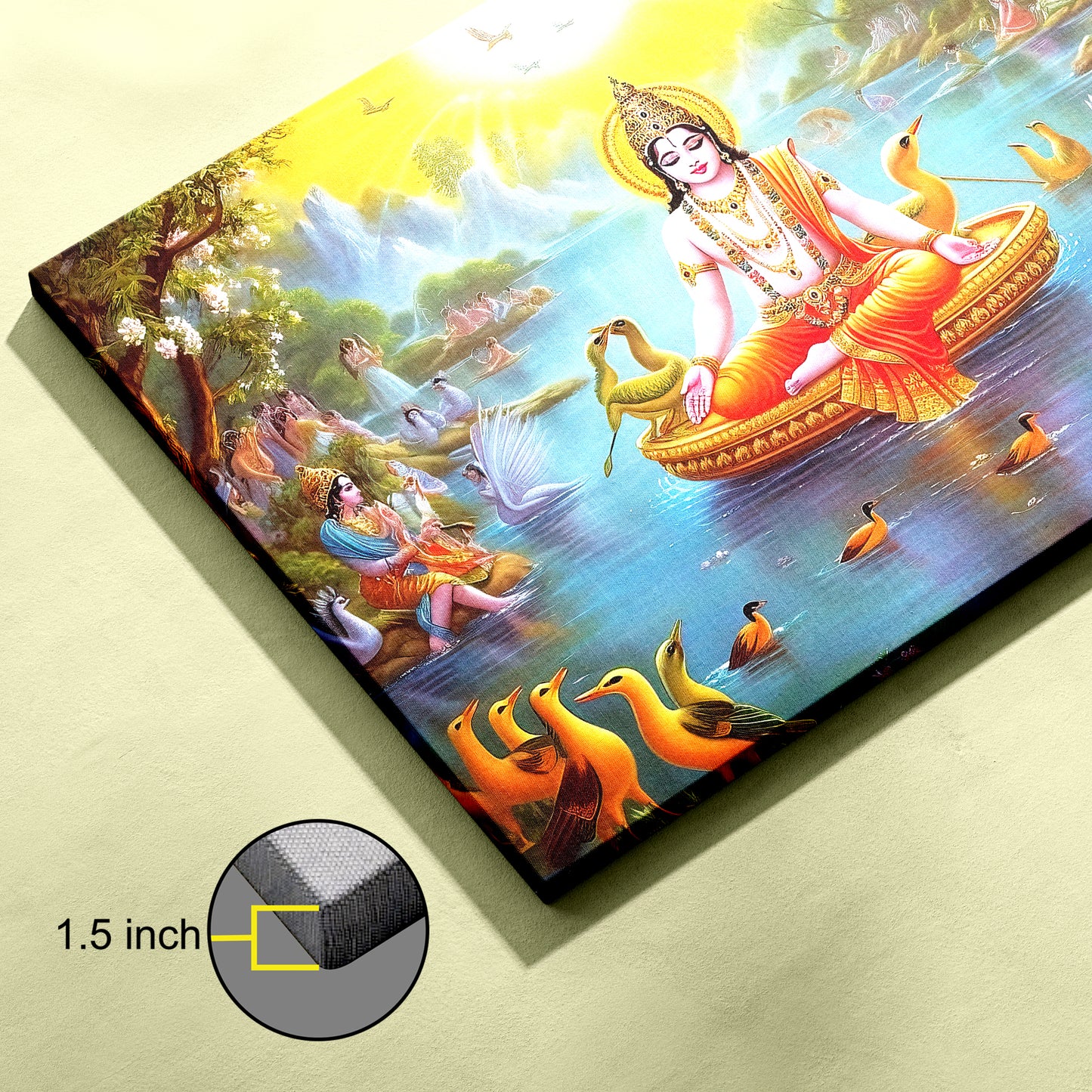 Lord Vishnu Canvas wall painting