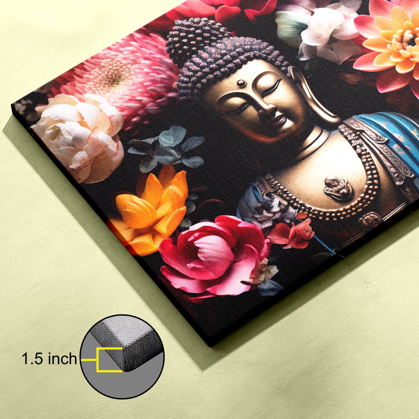 Lord Buddha Religious Wall Painting