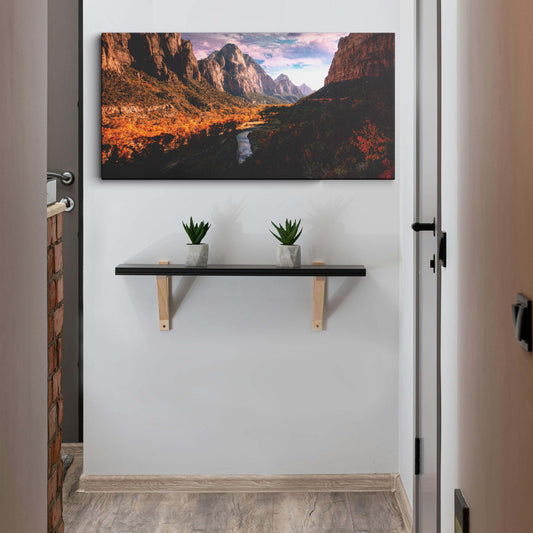 Zion national park canvas wall painting