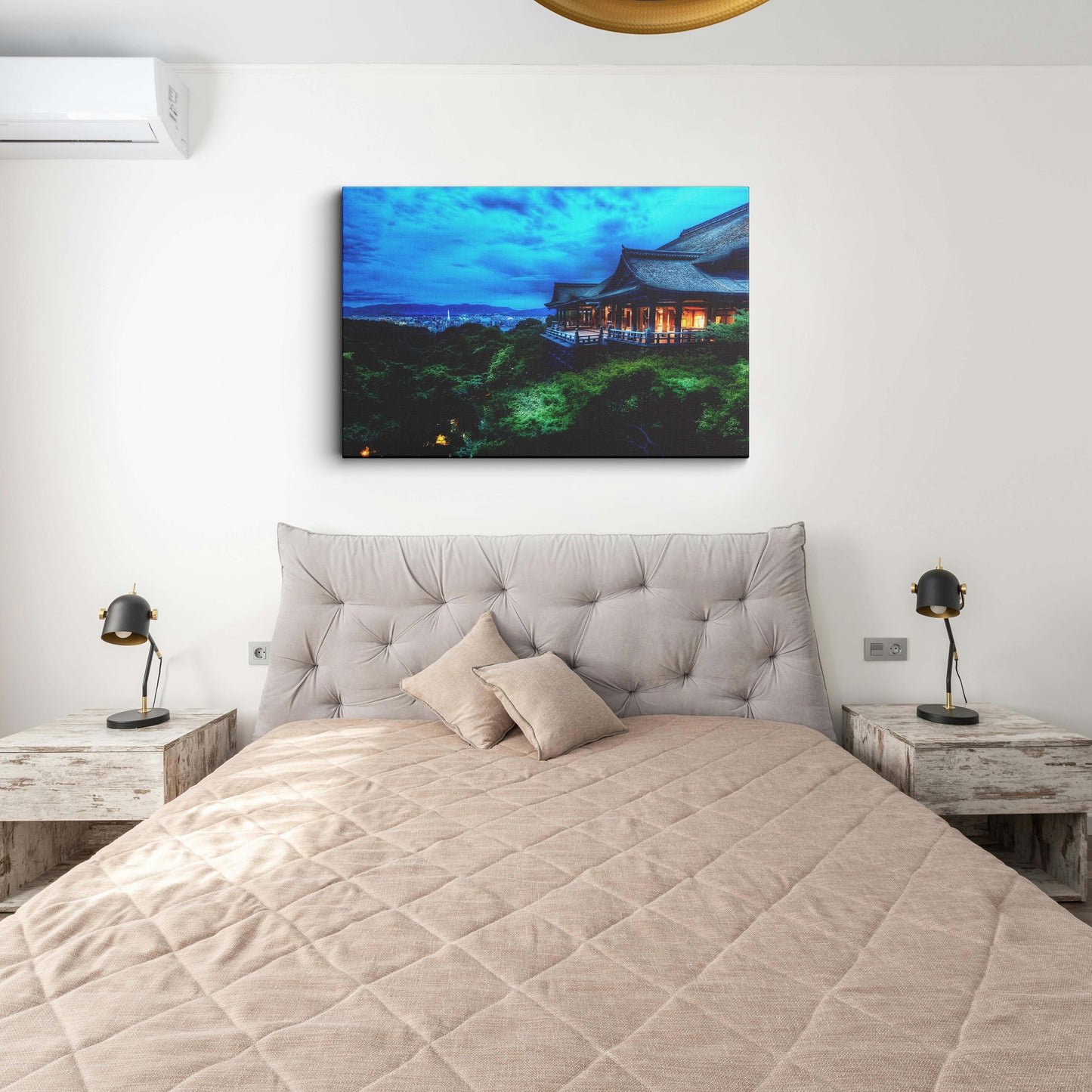 Buddhist Temple canvas wall painting