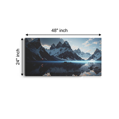 Mountains canvas wall painting