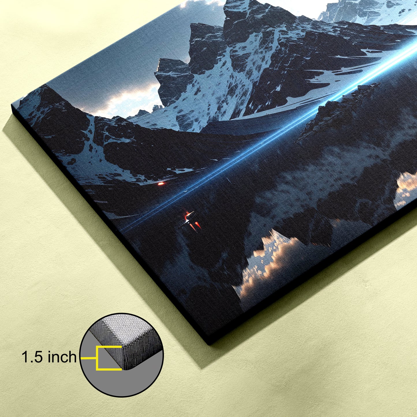 Mountains canvas wall painting
