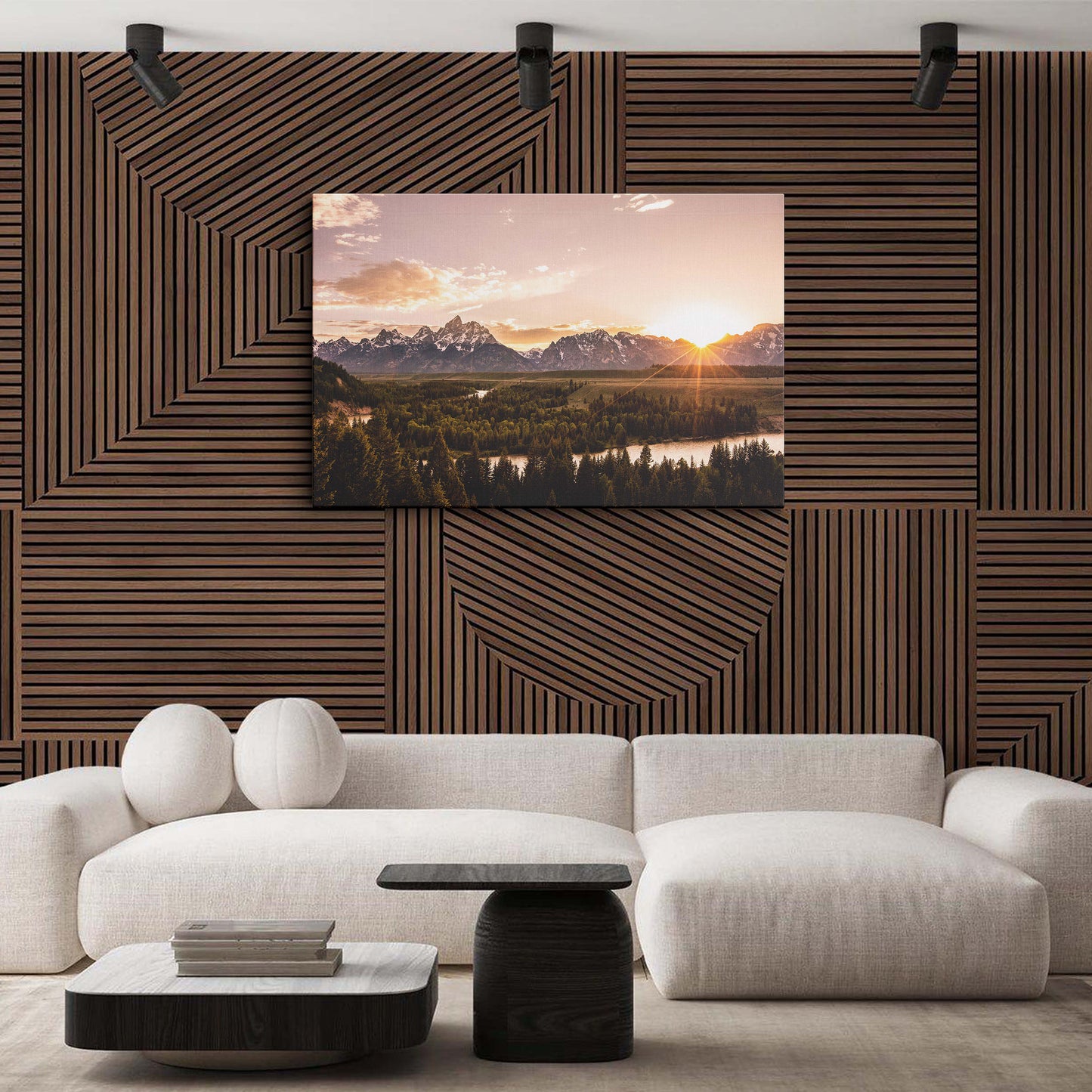 Grand Tetons Landscape canvas wall painting