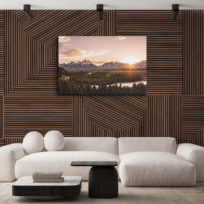 Grand Tetons Landscape canvas wall painting