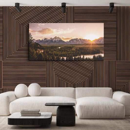 Grand Tetons Landscape canvas wall painting
