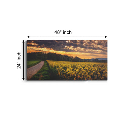 Natural Sunrise Landscape scenery canvas wall painting
