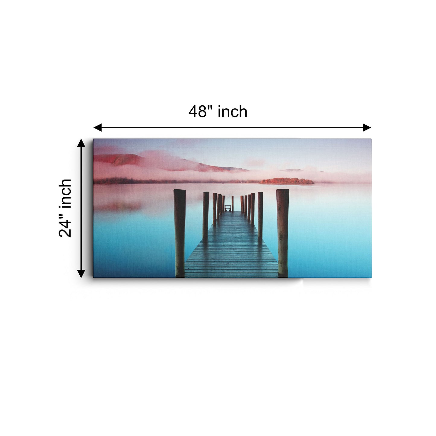 Sea of the mist canvas wall painting