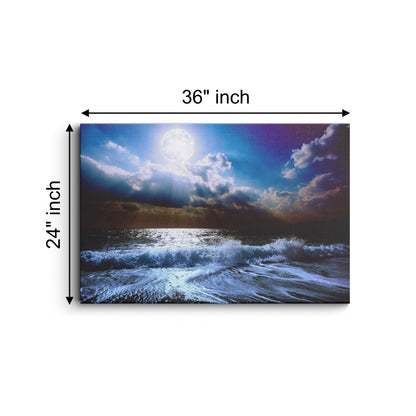 Sea Waves Beach canvas wall painting