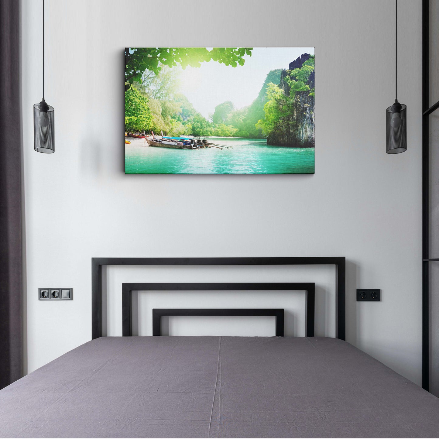 Thailand Beach scene canvas wall painting