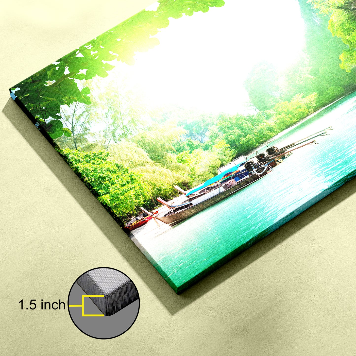 Thailand Beach scene canvas wall painting
