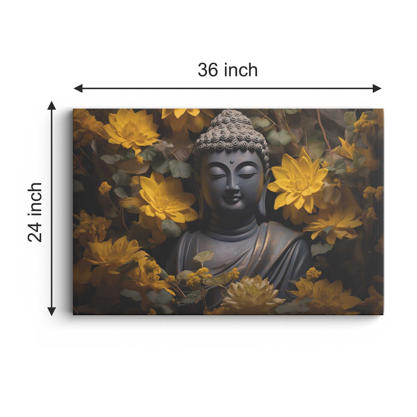 Lord Buddha Canvas wall painting