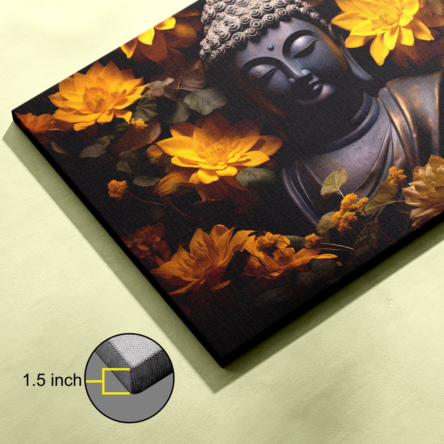 Lord Buddha Canvas wall painting